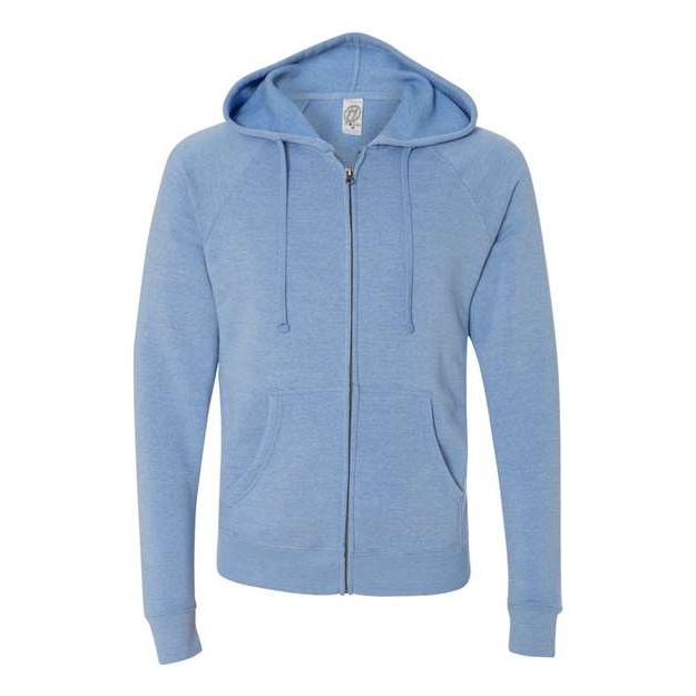 Independent Trading Co. Special Blend Raglan Full-Zip Hooded Sweatshirt - Independent Trading Co. PRM33SBZ Independent Trading Co.