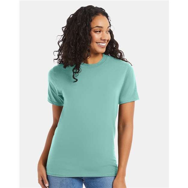 Hanes Beefy-T® T-Shirt - Clean Mint - Hanes 5180 Hanes Clean Mint S