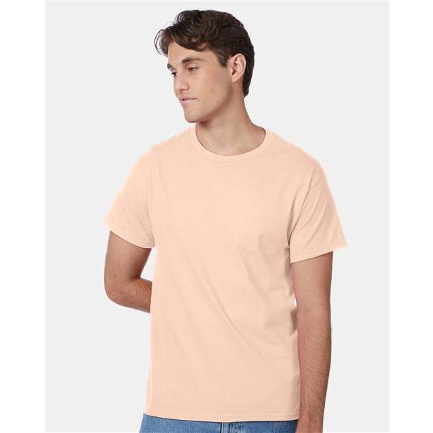 Hanes Authentic T-Shirt - Candy Orange - Hanes 5250 Hanes Candy Orange S