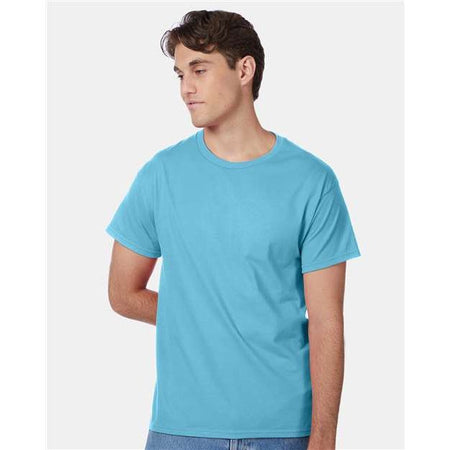 Hanes Authentic T-Shirt - Blue Horizon - Hanes 5250 Hanes