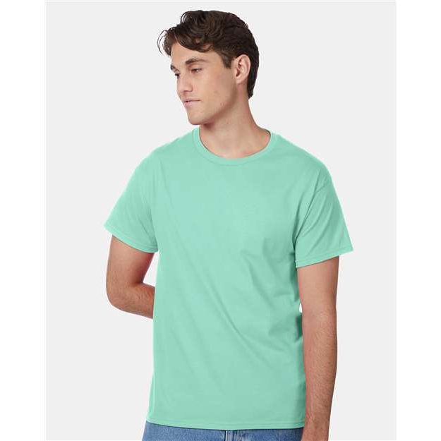 Hanes Authentic T-Shirt - Clean Mint - Hanes 5250 Hanes Clean Mint S