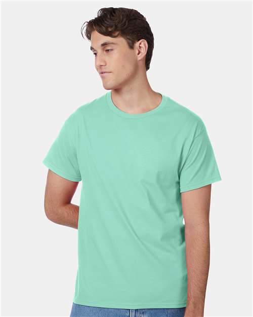 Hanes Authentic T-Shirt - Clean Mint - Hanes 5250 Hanes