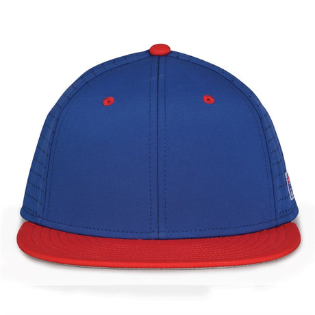 The Game GB998 Perforated GameChanger Baseball Hat | Wholesale Pro Shape Flat Bill Caps