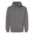 Bayside Unisex USA-Made Hooded Sweatshirt - Charcoal - Bayside 960 Bayside Charcoal S