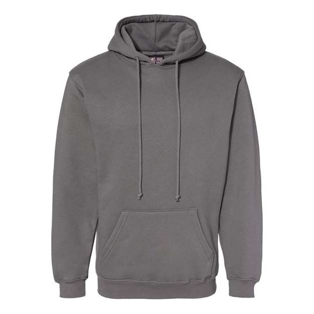 Bayside Unisex USA-Made Hooded Sweatshirt - Charcoal - Bayside 960 Bayside Charcoal S