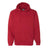 Bayside Unisex USA-Made Hooded Sweatshirt - Cardinal - Bayside 960 Bayside Cardinal S
