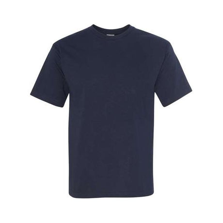 Bayside Unisex USA-Made Midweight T-Shirt - Dark Navy - Bayside 5040 Bayside