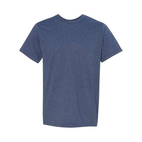 Bayside Unisex USA-Made 50/50 Fine Jersey T-Shirt - Bayside 5010 Bayside Heather Navy S