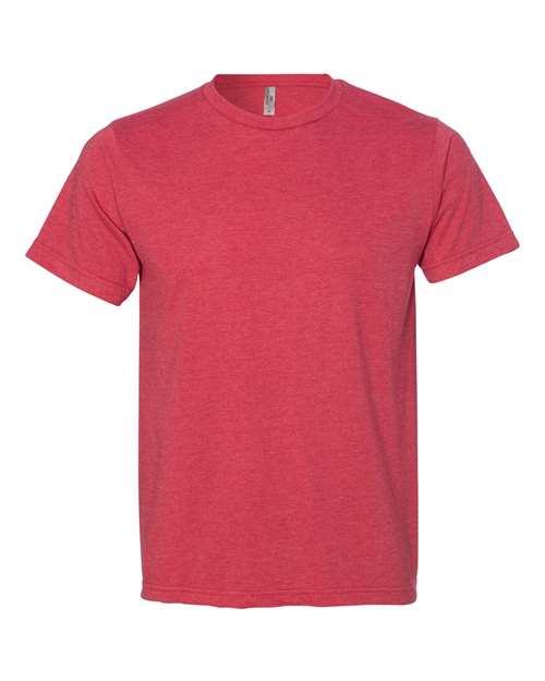 Bayside USA-Made 50/50 Fine Jersey T-Shirt - Bayside 5010 Bayside Heather Red S