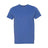 Bayside Unisex USA-Made 50/50 Fine Jersey T-Shirt - Bayside 5010 Bayside Heather Royal Blue S