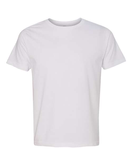 Bayside USA-Made Fine Jersey T-Shirt - Bayside 5000 Bayside White S