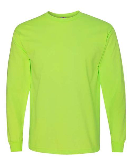 Bayside USA-Made Long Sleeve T-Shirt - Bayside 5060 Bayside Lime Green S