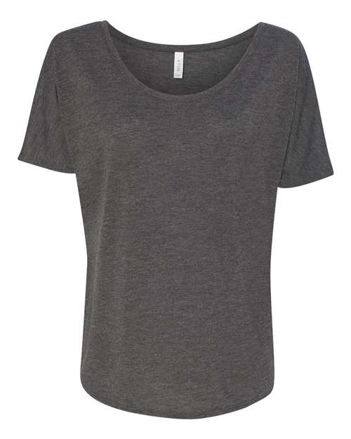 BELLA + CANVAS Women’s Slouchy Tee - BELLA + CANVAS 8816 BELLA + CANVAS Dark Grey S