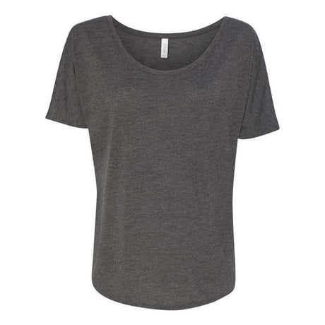 BELLA + CANVAS Women’s Slouchy Tee - BELLA + CANVAS 8816 BELLA + CANVAS Dark Grey S