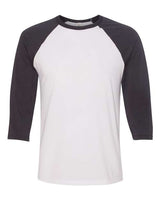 BELLA + CANVAS Unisex Three-Quarter Sleeve Baseball Tee - BELLA + CANVAS 3200