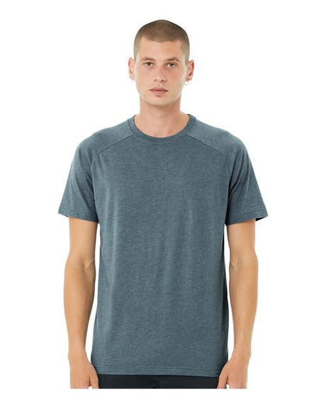 Bella + Canvas 3201 Men's Heather CVC Raglan Tee