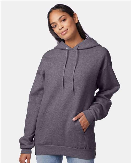 Hanes Ecosmart® Hooded Sweatshirt - Charcoal Heather - Hanes P170