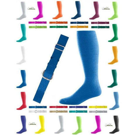 Intermediate Baseball Belt And Sock Combo - Royal Joe's USA