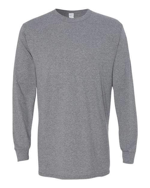 Gildan Heavy Cotton™ Long Sleeve T-Shirt - Graphite Heather - Gildan 5400 Gildan Graphite Heather S