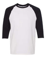 Gildan G570 Heavy Cotton 3/4-Sleeve Raglan T-Shirt | Wholesale Blank Baseball Tees