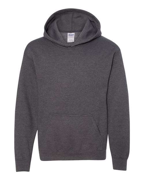 Gildan Heavy Blend™ Youth Hooded Sweatshirt - Gildan 18500B Gildan Dark Heather XS