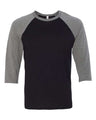 Bella + Canvas 3200 Unisex Three-Quarter Sleeve Baseball Tee