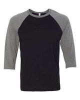Bella + Canvas 3200 Unisex Three-Quarter Sleeve Baseball Tee