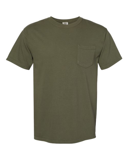 Comfort Colors 6030 Unisex Garment-Dyed Heavyweight Pocket T-Shirt