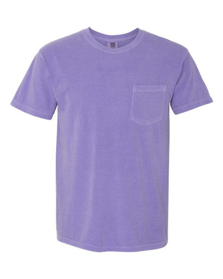 Comfort Colors 6030 Unisex Garment-Dyed Heavyweight Pocket T-Shirt
