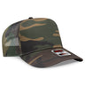 OTTO CAP Camouflage 5 Panel Mid Profile Mesh Back Trucker Hat OTTO 47-049
