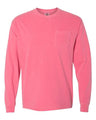 Comfort Colors 4410 Unisex Garment-Dyed Heavyweight Long Sleeve Pocket T-Shirt