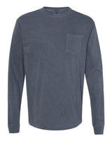 Comfort Colors 4410 Unisex Garment-Dyed Heavyweight Long Sleeve Pocket T-Shirt