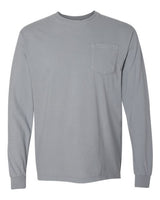 Comfort Colors Unisex Garment-Dyed Heavyweight Long Sleeve Pocket T-Shirt - Comfort Colors 4410