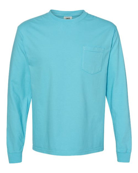 Comfort Colors Unisex Garment-Dyed Heavyweight Long Sleeve Pocket T-Shirt - Comfort Colors 4410