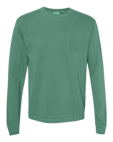 Comfort Colors 4410 Unisex Garment-Dyed Heavyweight Long Sleeve Pocket T-Shirt