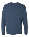 Comfort Colors 4410 Unisex Garment-Dyed Heavyweight Long Sleeve Pocket T-Shirt