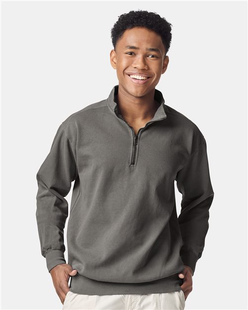 Comfort Colors Unisex Garment-Dyed Quarter-Zip Sweatshirt - Comfort Colors 1580