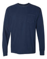 Comfort Colors 4410 Unisex Garment-Dyed Heavyweight Long Sleeve Pocket T-Shirt