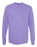 Comfort Colors 4410 Unisex Garment-Dyed Heavyweight Long Sleeve Pocket T-Shirt
