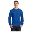 Mens Long Sleeve 5.4-oz. 100% Cotton T-Shirt Joe's USA Small Royal