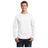 Mens Long Sleeve 5.4-oz. 100% Cotton T-Shirt Joe's USA Small White