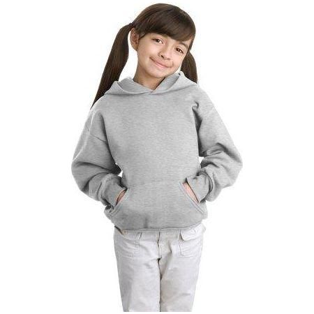 Joe's USA Youth Comfortblend EcoSmart Pullover Hooded Sweatshirt Outerwear Joe's USA Youth X-Small Ash