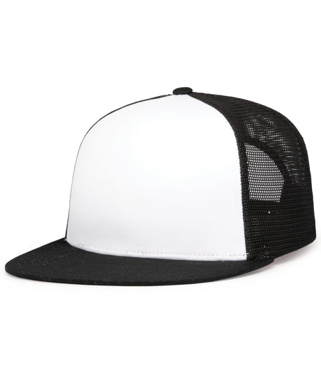 Pacific Headwear D-SERIES 5-PANEL TRUCKER SNAPBACK CAP 4D7