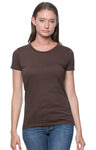 Royal Apparel 5001ORGW Women's Organic Short Sleeve Tee - Bark