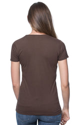 Royal Apparel 5001ORGW Women's Organic Short Sleeve Tee - Bark