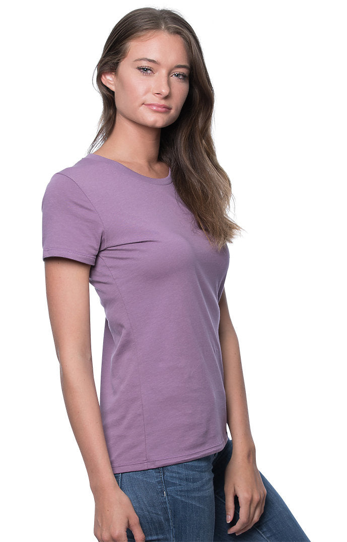 Royal Apparel 5001ORGW Women's Organic Short Sleeve Tee - Eggplant