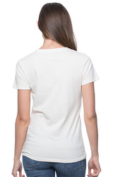 Royal Apparel 5001ORGW Women's Organic Short Sleeve Tee - Natural