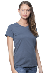 Royal Apparel 5001ORGW Women's Organic Short Sleeve Tee - Pacific Blue