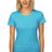 Royal Apparel 5001ORGW Women's Organic Short Sleeve Tee - Scuba Blue