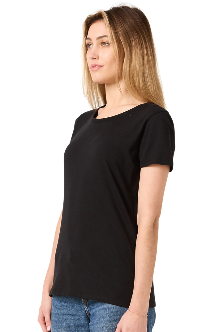 Royal Apparel 5001W Women's Short Sleeve Tee - Black
